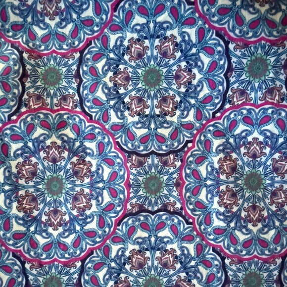 Society of Threads Men's XXL Slim Blue Geometric Long Sleeve Button Down NWT - Picture 3 of 4